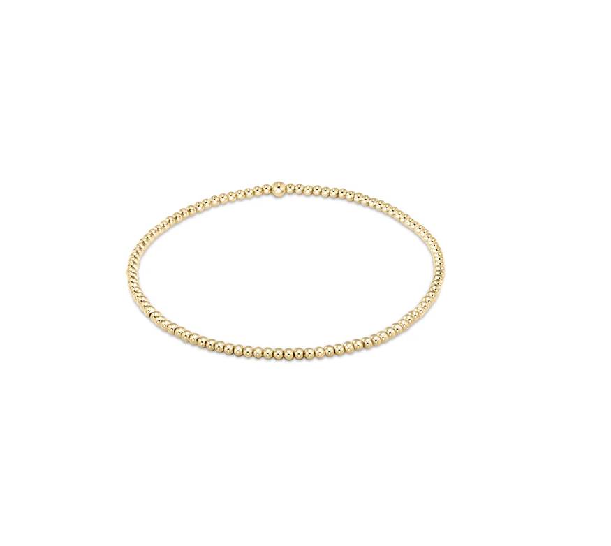 Enewton - Classic Gold 2mm Bead Bracelet - Findlay Rowe Designs