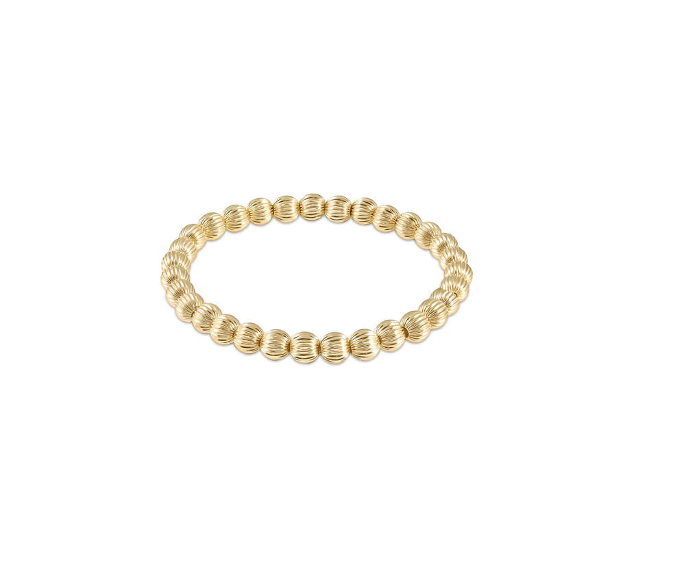 Enewton - Gold 6mm Bead Bracelet - Dignity - Findlay Rowe Designs