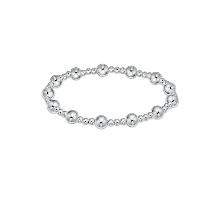 Enewton - Classic Sincerity Pattern 6mm Bead Bracelet - Sterling