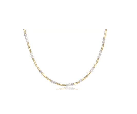 Enewton - 15in Choker Hope Unwritten - 3mm Pearl
