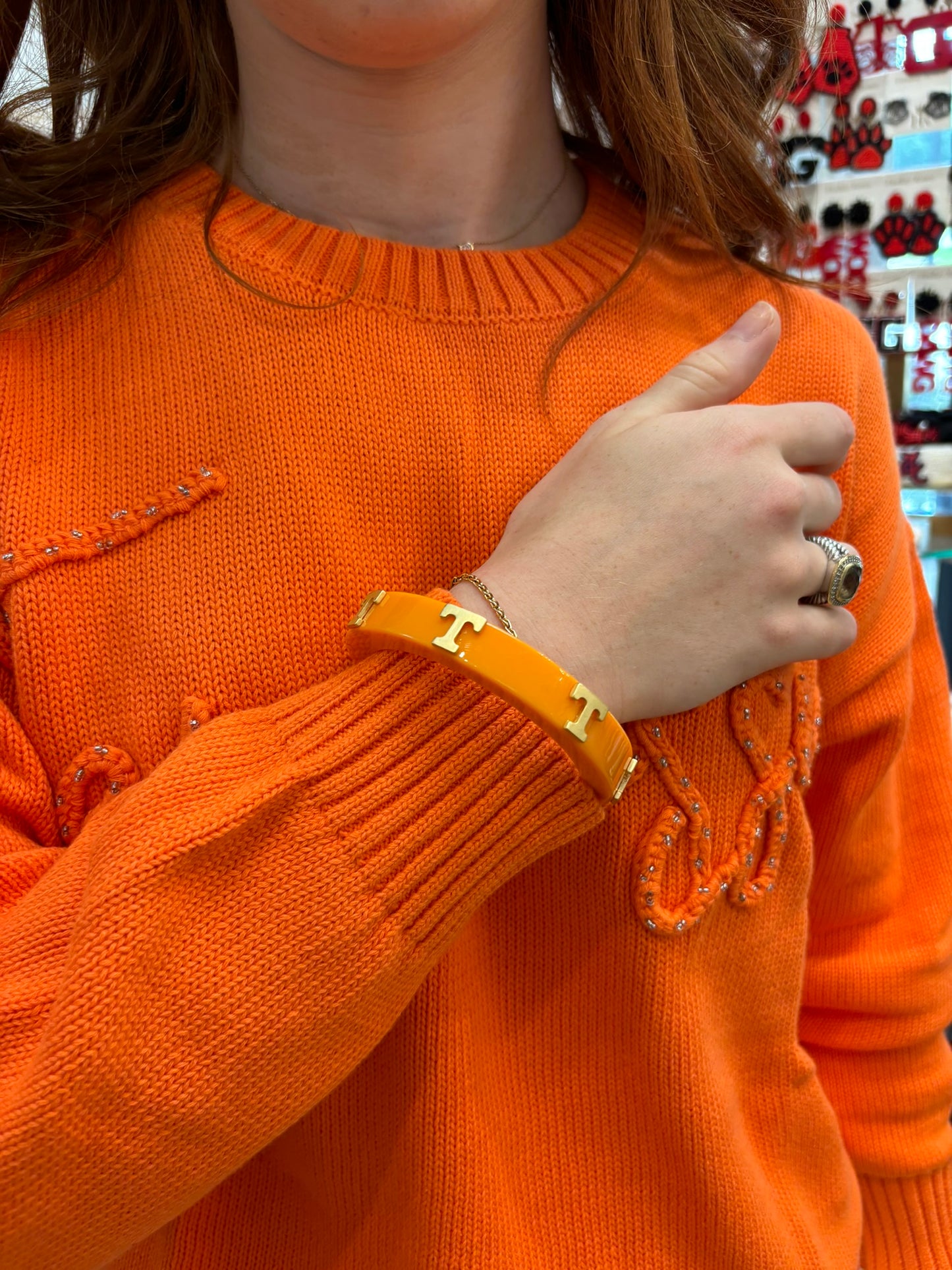 Bracelet - Bangle Tennessee Volunteers - Orange - Findlay Rowe Designs
