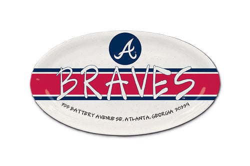 Magnolia Lane - Platter - Atlanta Braves Melamine - Findlay Rowe Designs