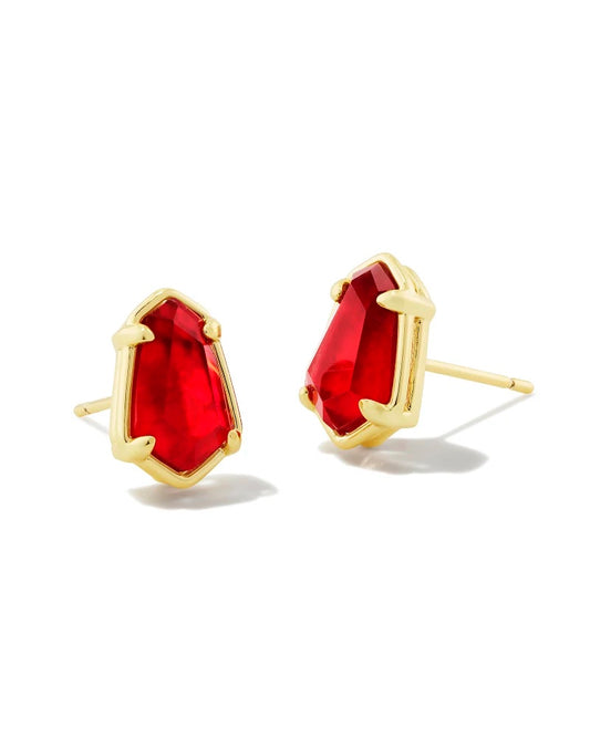 Kendra Scott - Stud Earrings - Gold Cranberry Illusion - Findlay Rowe Designs