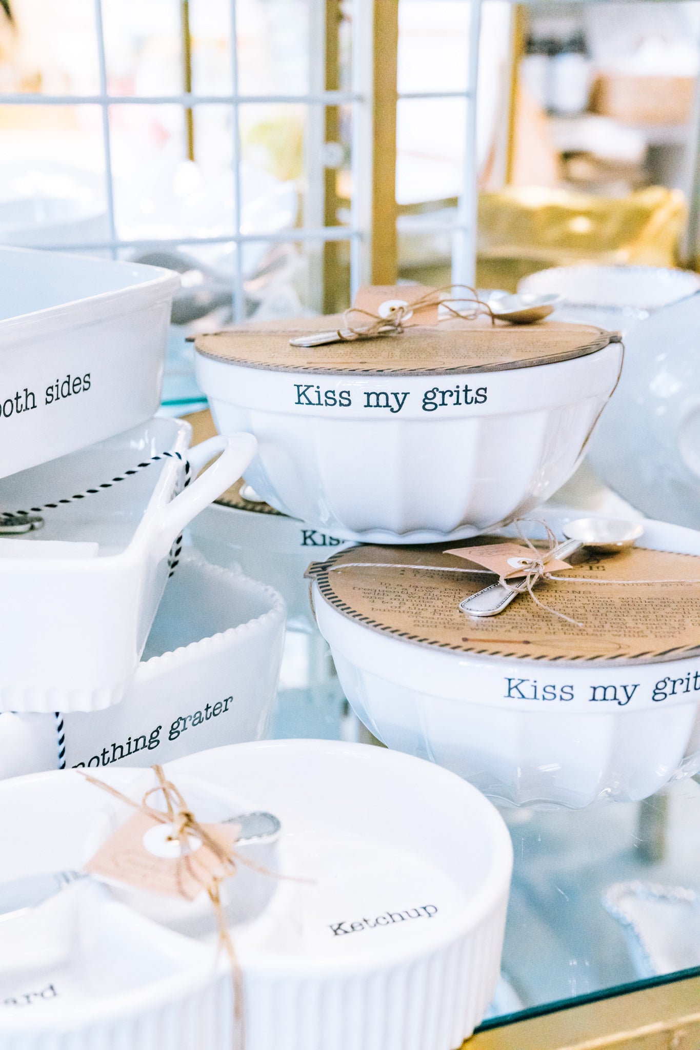 Mud Pie - Grits Bowl Set - Findlay Rowe Designs