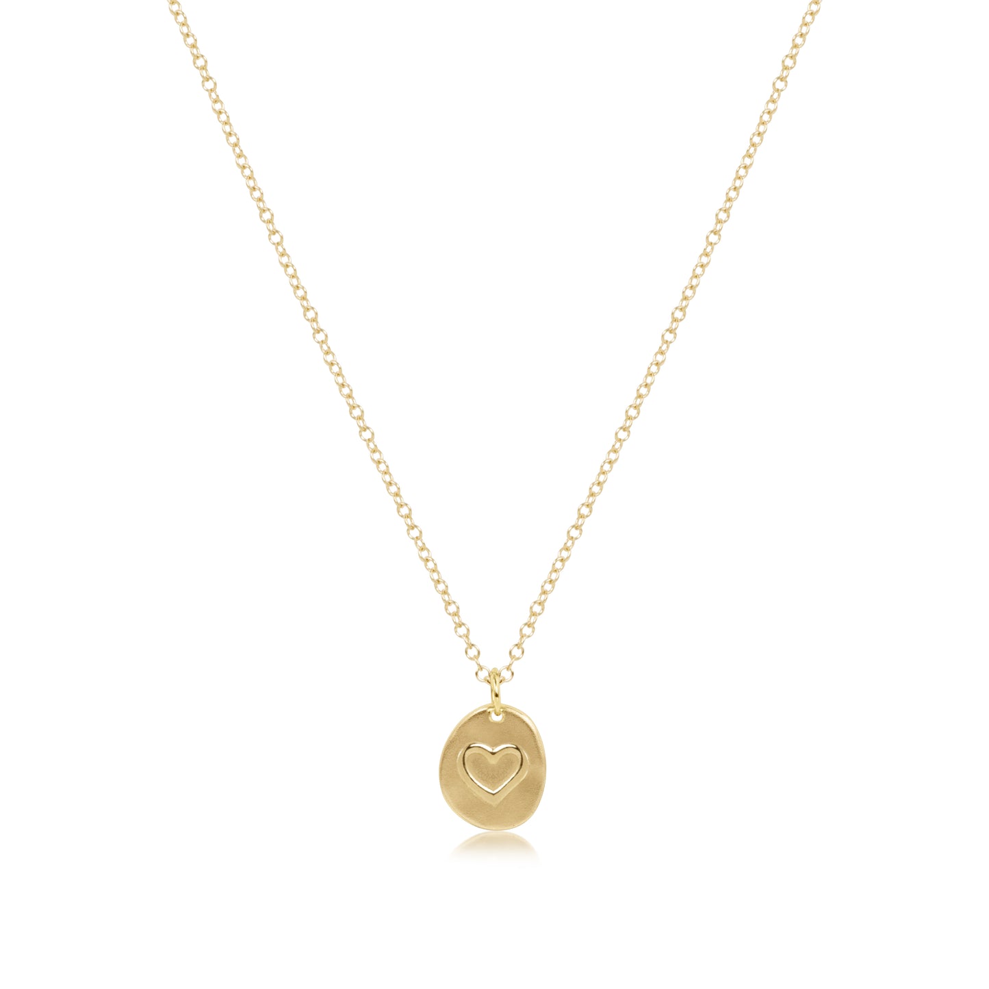 Enewton - 16" Necklace Gold - Inspire Love Small Gold Charm - Findlay Rowe Designs