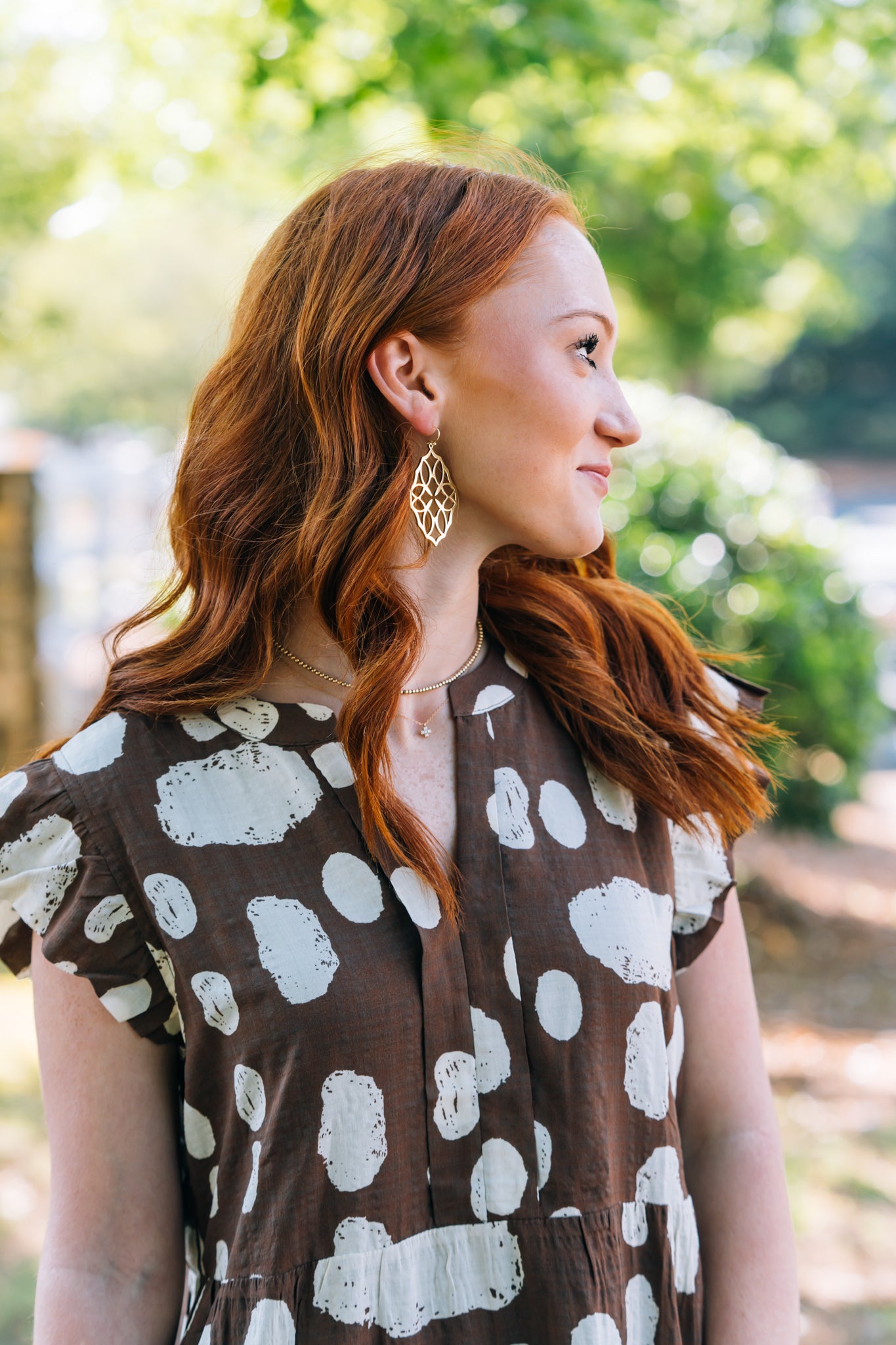 Natalie Wood - Believer Drop Earrings in Gold - Findlay Rowe Designs
