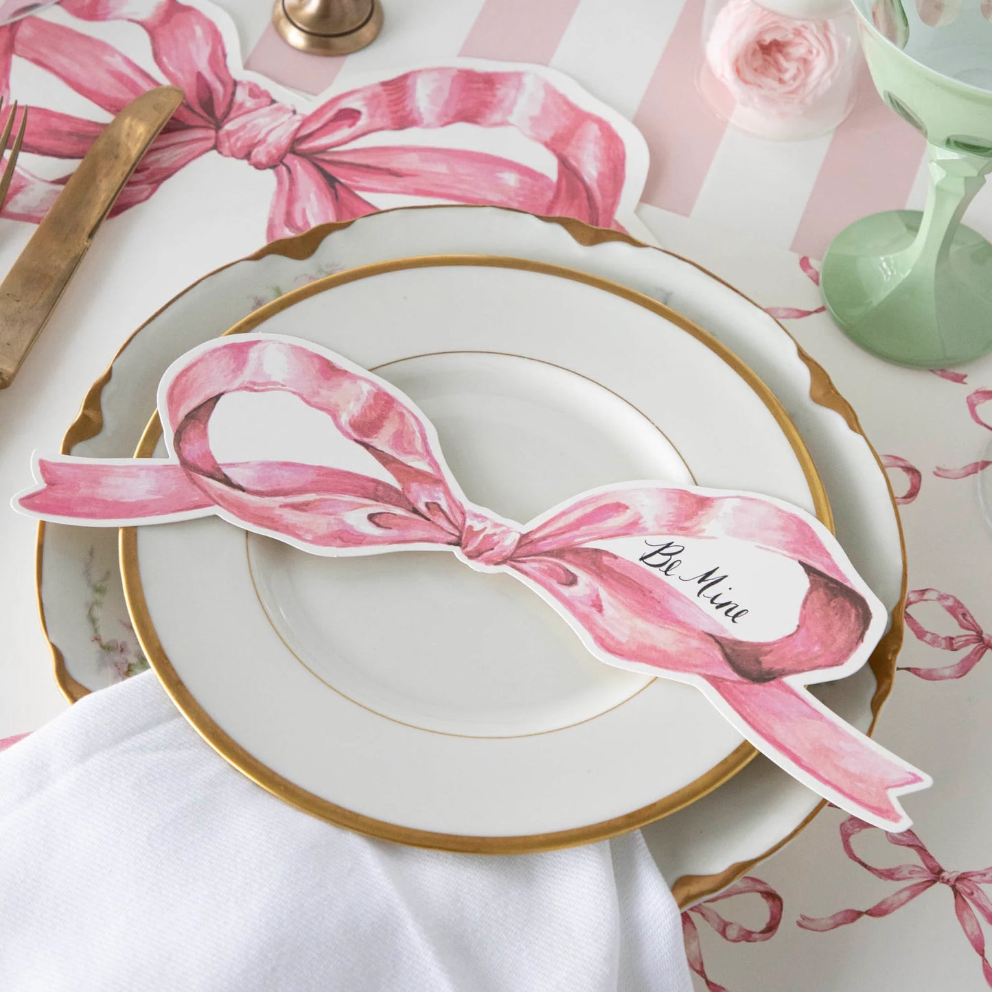 Hester & Cook - Table Accent - Pink Bow - Findlay Rowe Designs