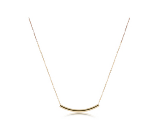 Enewton - 16" Necklace Gold - Bliss Bar Smooth - Findlay Rowe Designs