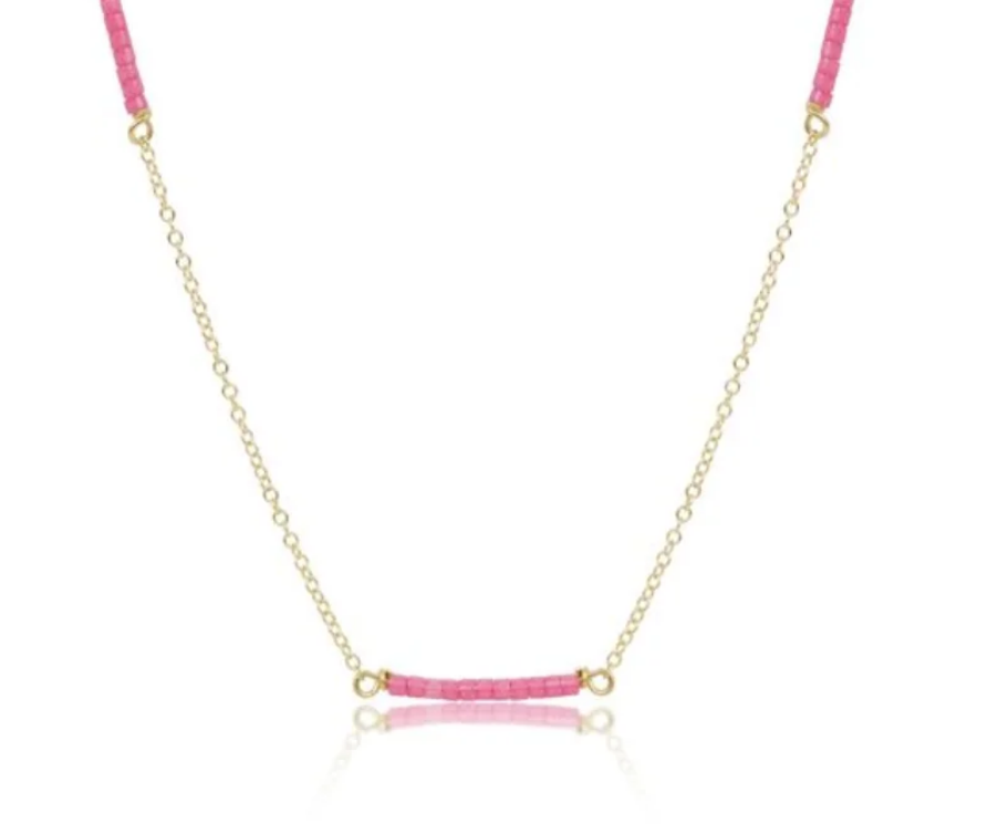 Enewton - 15in Choker Simplicity Chain Gold - Hope Bliss - Bubble Gum - Findlay Rowe Designs