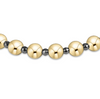 Enewton - Silver Faceted Hematite Grateful Pattern 5mm Bead Bracelet - Findlay Rowe Designs