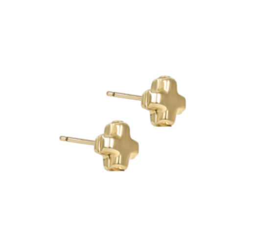 Enewton - Signature Cross Small Gold Stud - Gold - Findlay Rowe Designs