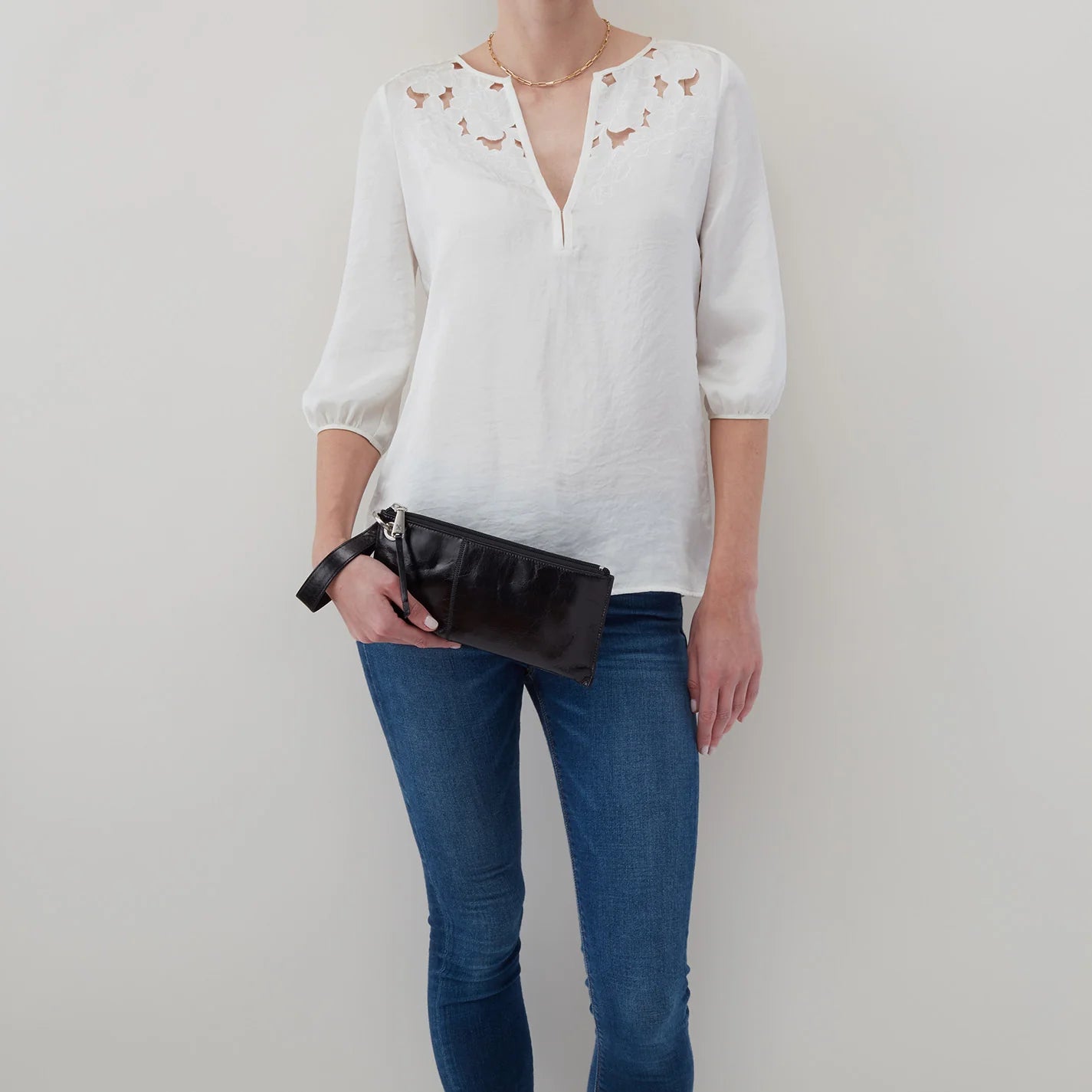 Hobo - Vida Wristlet - Black - Findlay Rowe Designs