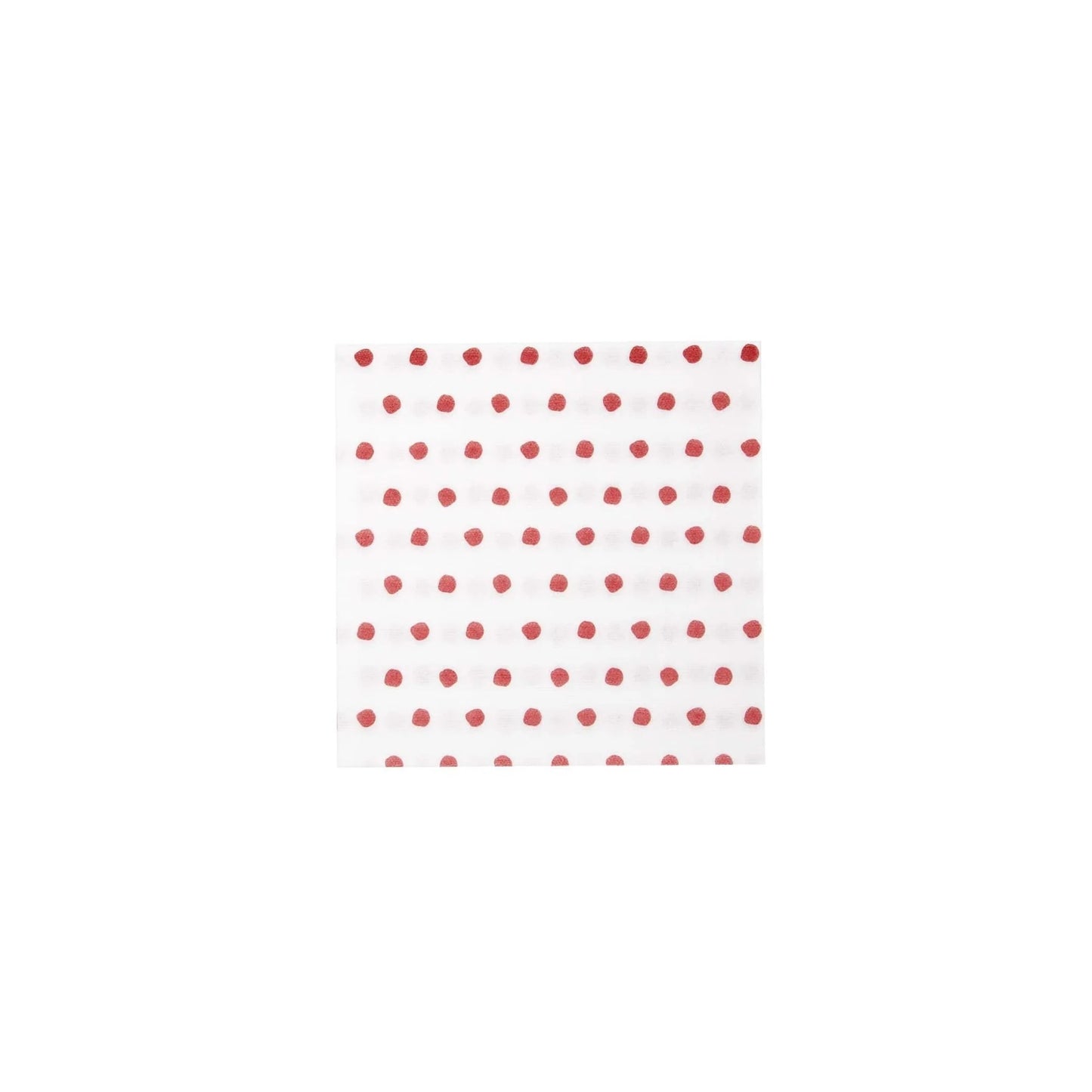 Vietri - Papersoft Napkins Dot Cocktail Napkins - Red - Findlay Rowe Designs
