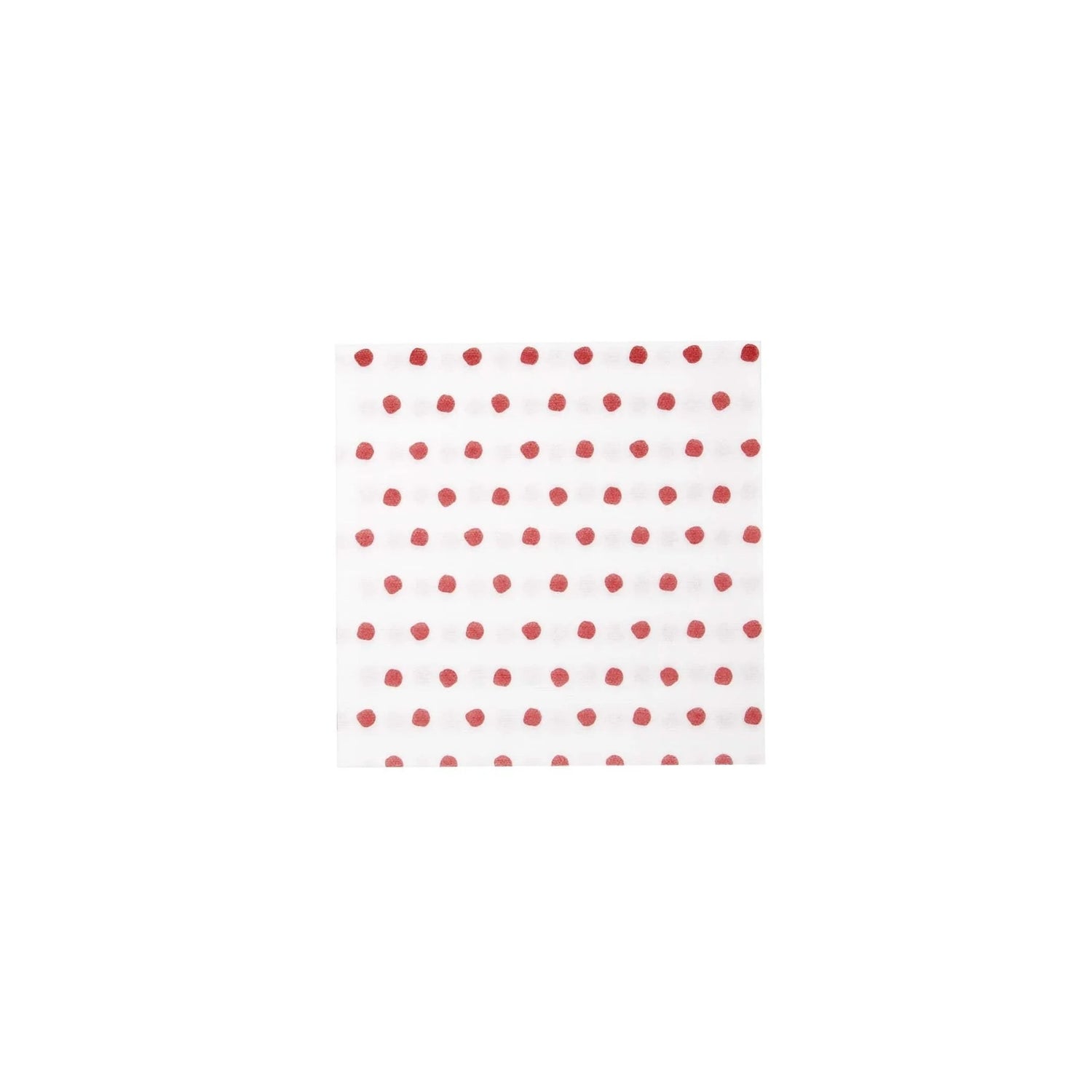 Vietri - Papersoft Napkins Dot Cocktail Napkins - Red - Findlay Rowe Designs
