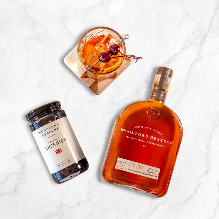 Bourbon Barrel Woodford Reserve® Bourbon Cherries - Findlay Rowe Designs