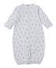 Kissy Kissy - Convertible Gown - Teddy Bears - Blue -  3-6M - Findlay Rowe Designs