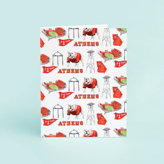 Taylor Paladino - Greeting Card - Athens Pattern - Findlay Rowe Designs