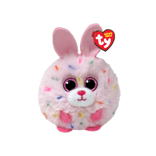 Ty- Strawberry Pink Bunny Beanie Ball