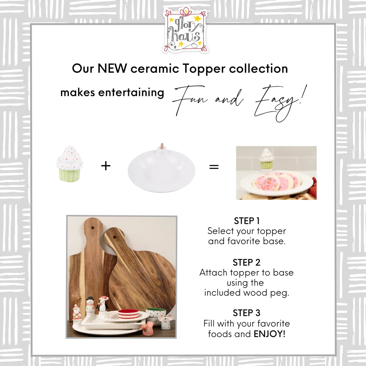 Glory Haus - Charcuterie Topper - UGA Super G