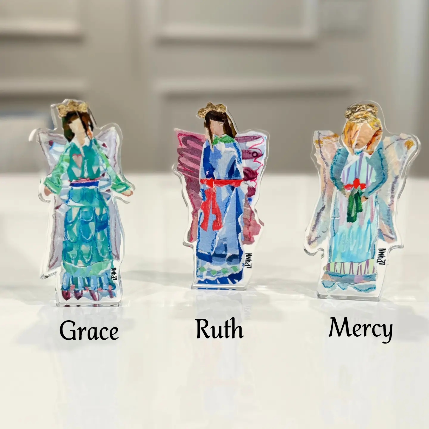Lauren Dunn - Acrylic Block - Angel - Mercy