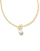 Kendra Scott - Necklace - Leighton Gold Pearl Chain - White Pearl - Findlay Rowe Designs