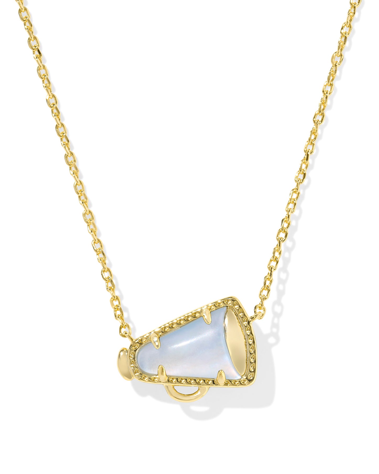 Kendra Scott - Necklace - Cheer Short Pendant Necklace - Gold Periwinkle Illusion