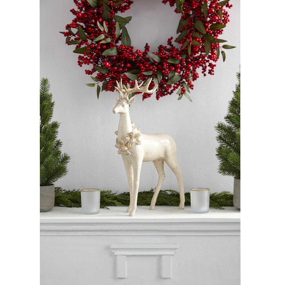 Reindeer - Cream Gold - 19"