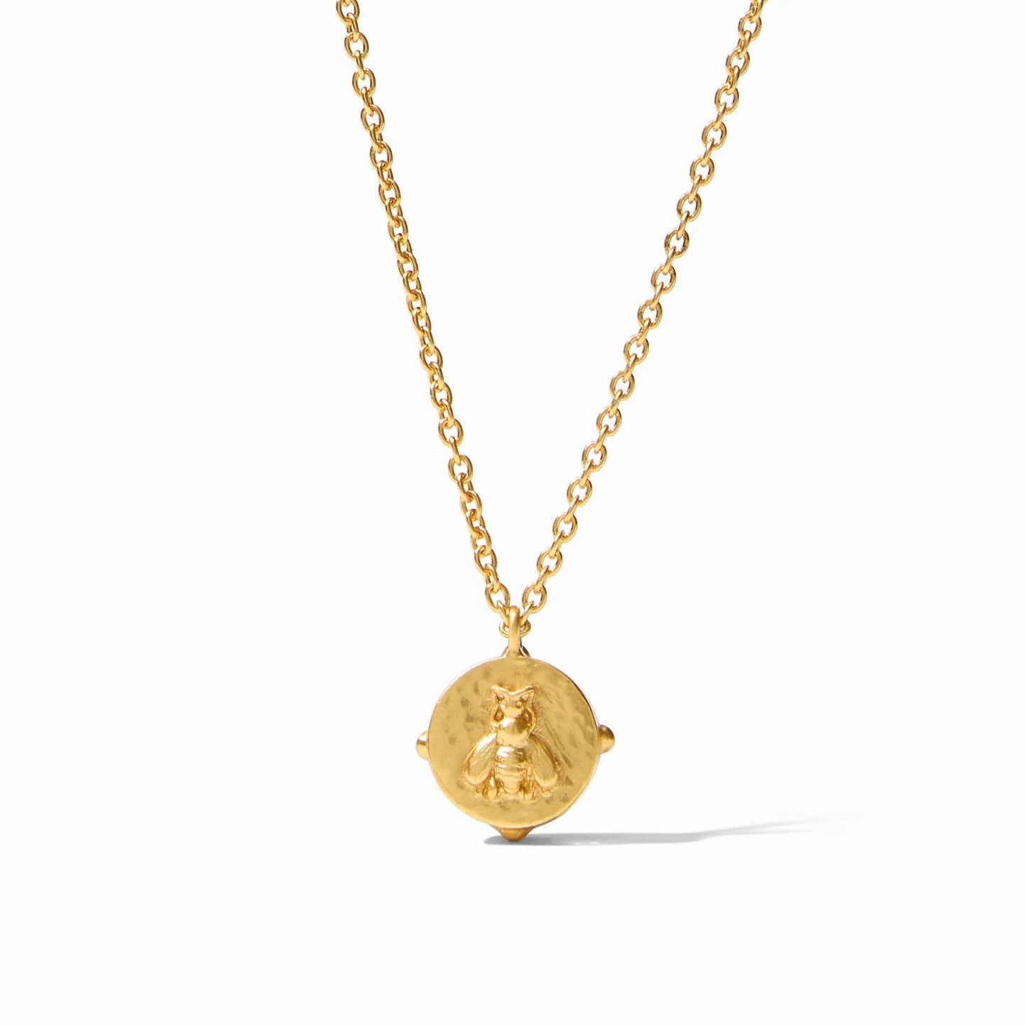 Julie Vos - Necklace - Honeybee Solitaire - Iridescent Champagne - Findlay Rowe Designs