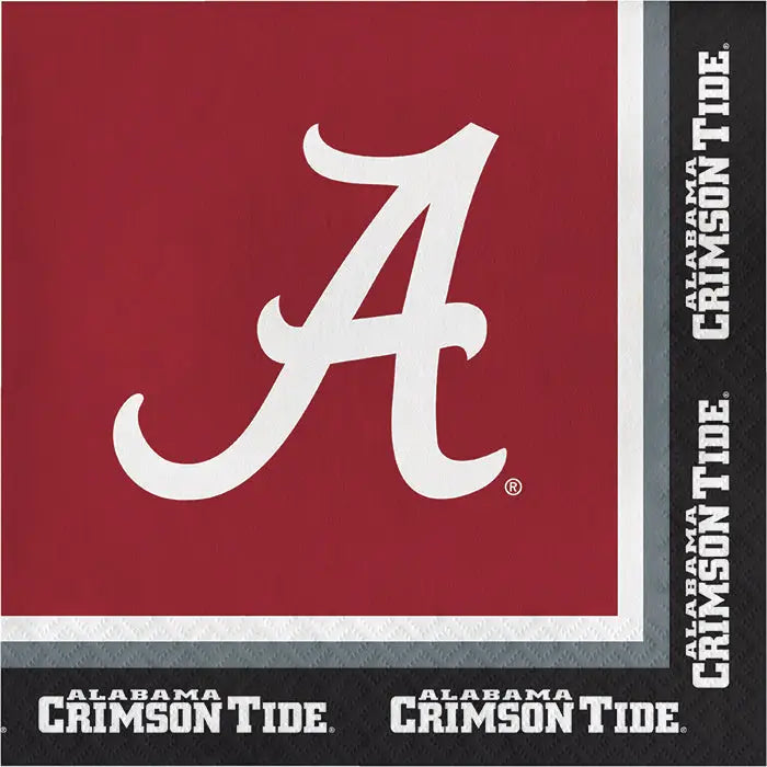Napkins - Luncheon - University of Alabama - Findlay Rowe Designs