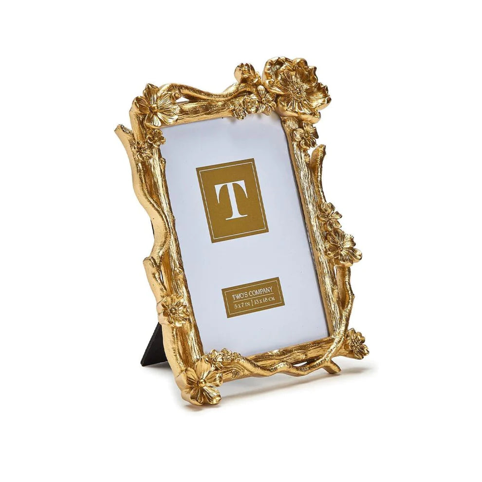 5x7 Frame - Floral Spray - Gold - Findlay Rowe Designs