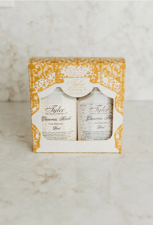 Tyler Candle - Glamorous Hands Gift Set - Diva - Findlay Rowe Designs