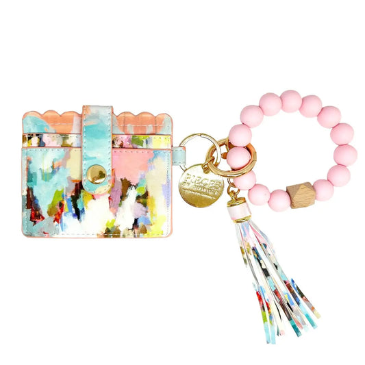 Laura Park - Keychain Wristlet Wallet - Brooks Avenue - Findlay Rowe Designs