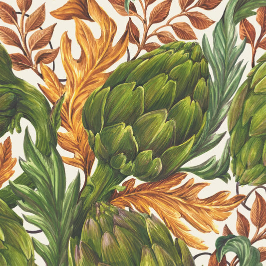 Hester & Cook - Cocktail Napkins - Autumnal Artichokes - Findlay Rowe Designs