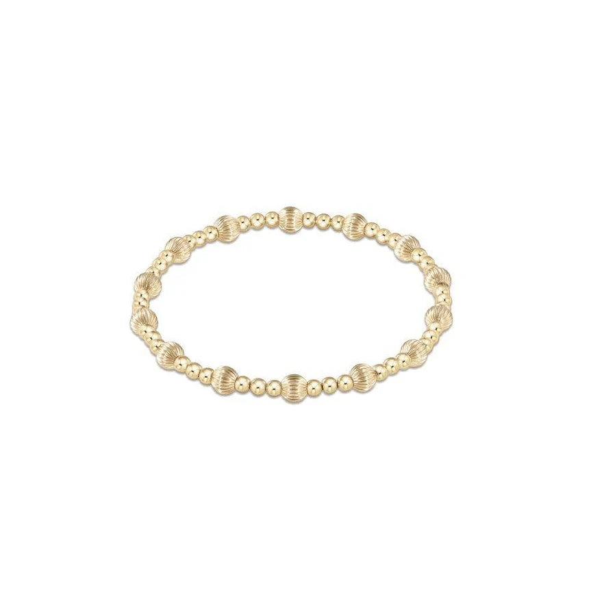 Enewton - Extends - Dignity Sincerity Pattern 4mm Bead Bracelet - Gold