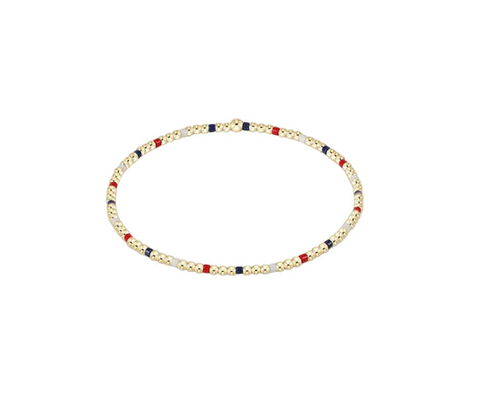 Enewton - Egirl - Hope Sincerity Pattern 2mm Bead Bracelet - Firecracker - Findlay Rowe Designs