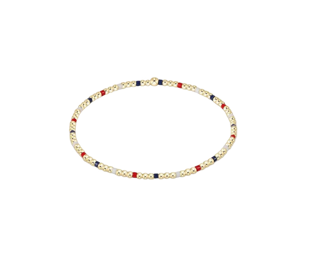 Enewton - Egirl - Hope Sincerity Pattern 2mm Bead Bracelet - Firecracker - Findlay Rowe Designs