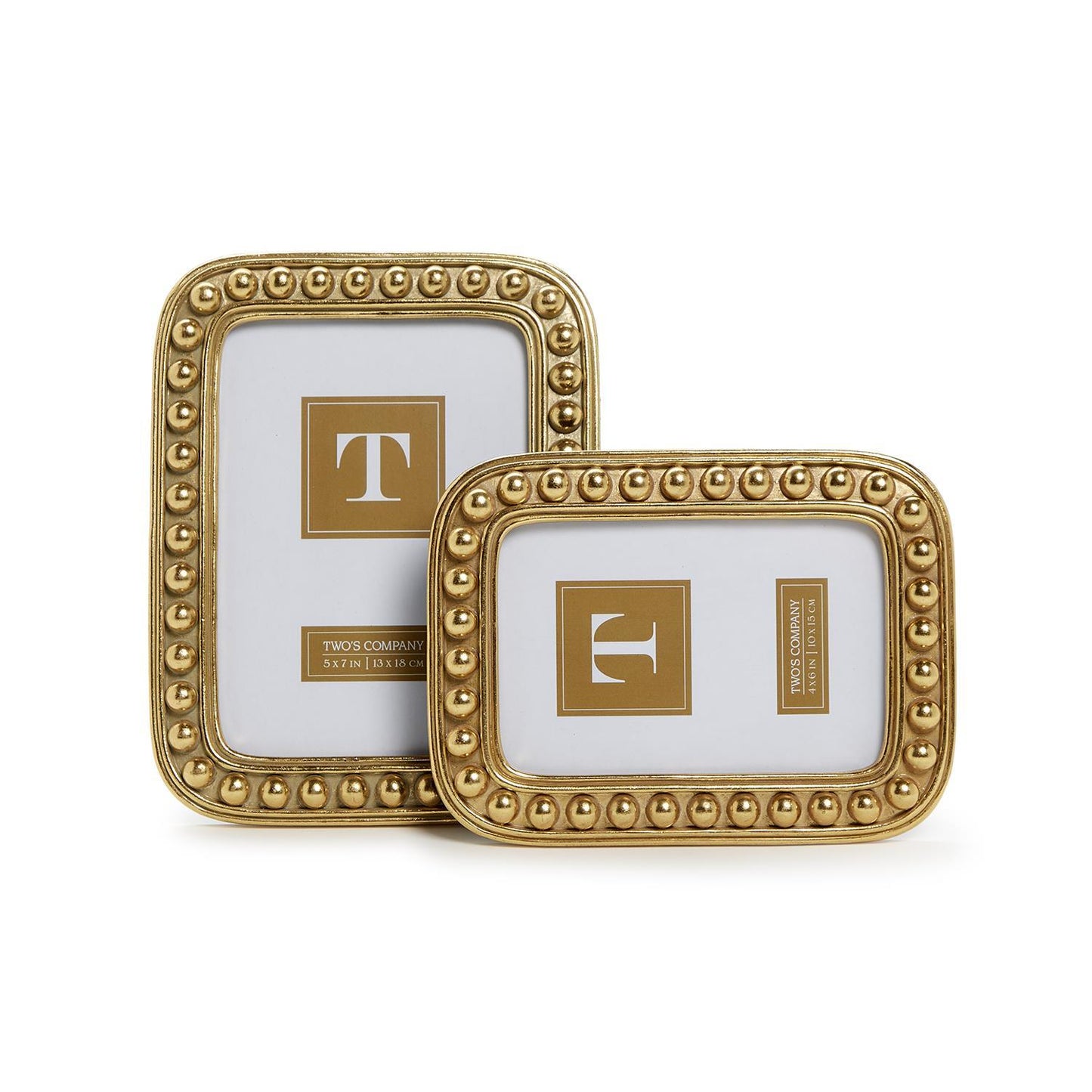 4x6 or 5x7 Gold Ball Frame