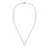 Natalie Wood - Necklace - Heritage Paperclip Charm Gold 18in