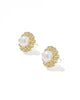 Kendra Scott - Earrings - Gabriella Gold Pearl Stud - Findlay Rowe Designs