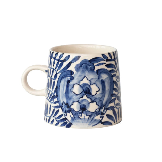 Stoneware Mug - Cream Blue - 10 oz.
