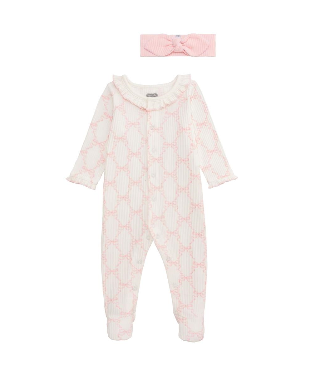 Mud Pie - Baby - Bow Sleeper & Headband Set