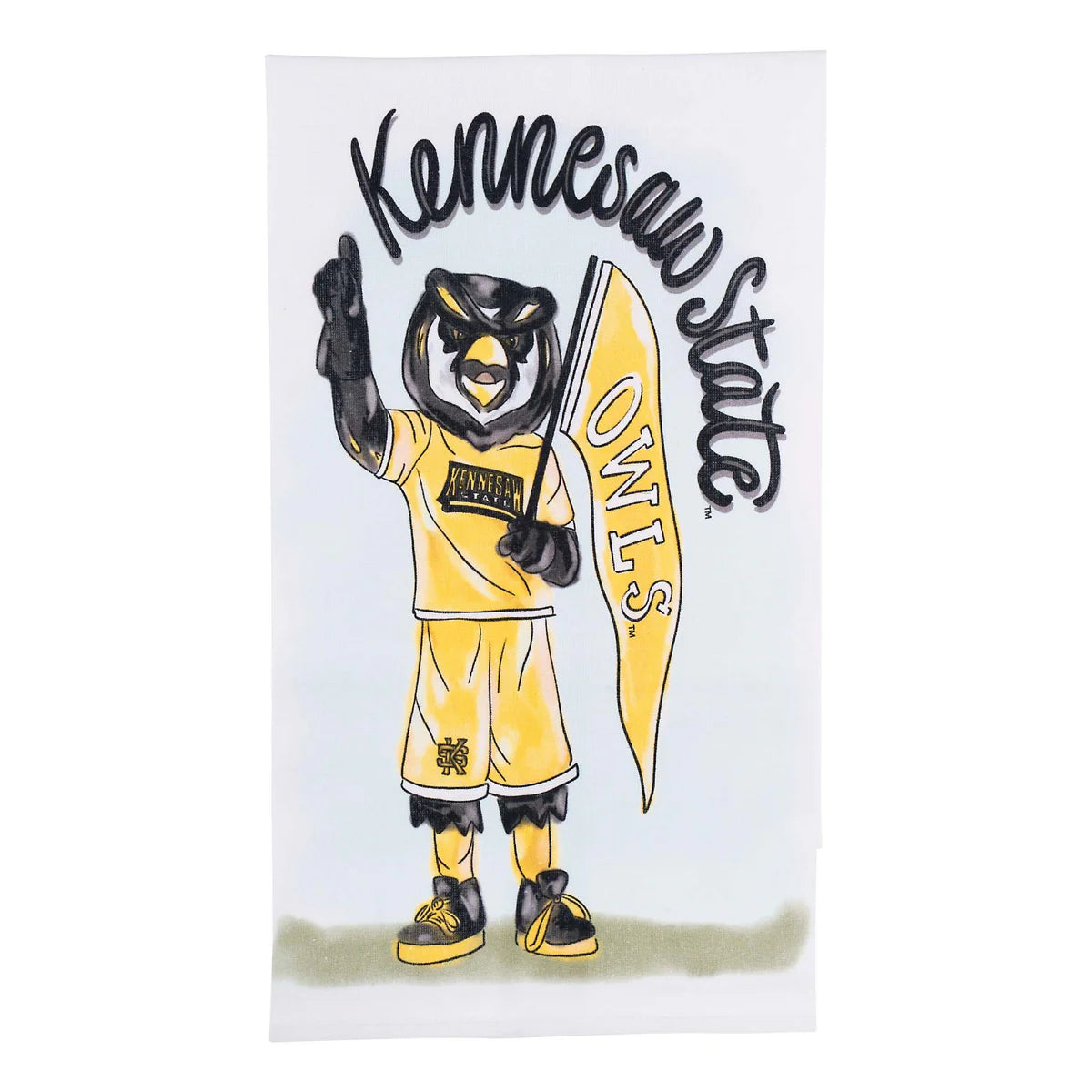 Glory Haus - Tea Towel - Kennesaw State Mascot