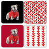 Laruen Dunn - Coaster - Gameday Mascot - Set of 4 - Findlay Rowe Designs