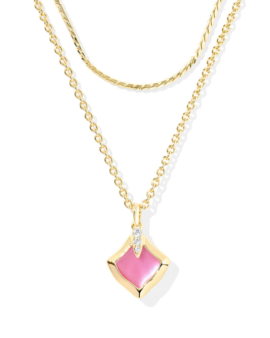 Kendra Scott - Necklace - Joelle Multi Strand - Gold Azalea Illusion - Findlay Rowe Designs