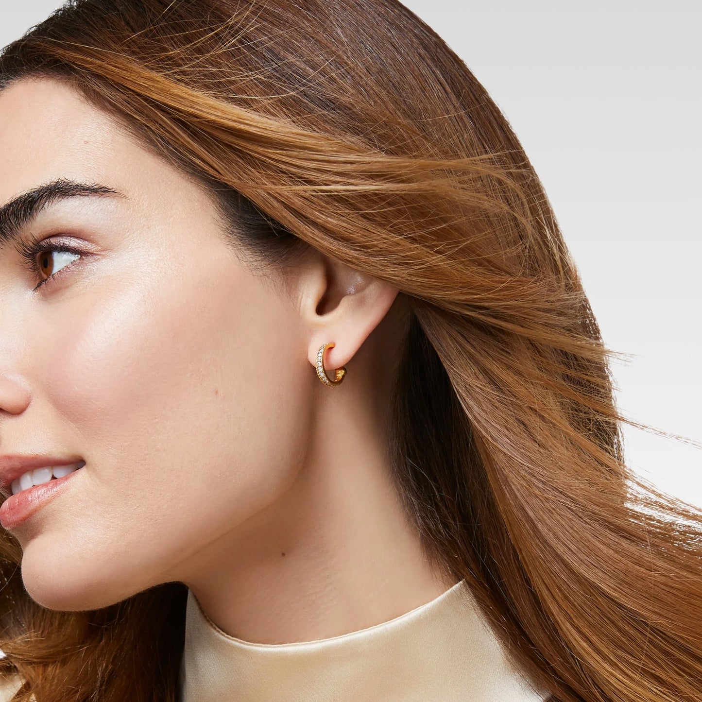 Julie Vos - Earring - Odette Statement Hoop & Charm - Findlay Rowe Designs