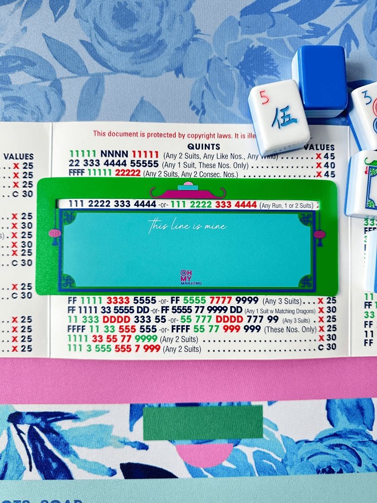 Oh My Mahjong - Line Finder - Findlay Rowe Designs