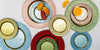 Vietri - Charger Plate - Pelli Glass - Ivory - Findlay Rowe Designs