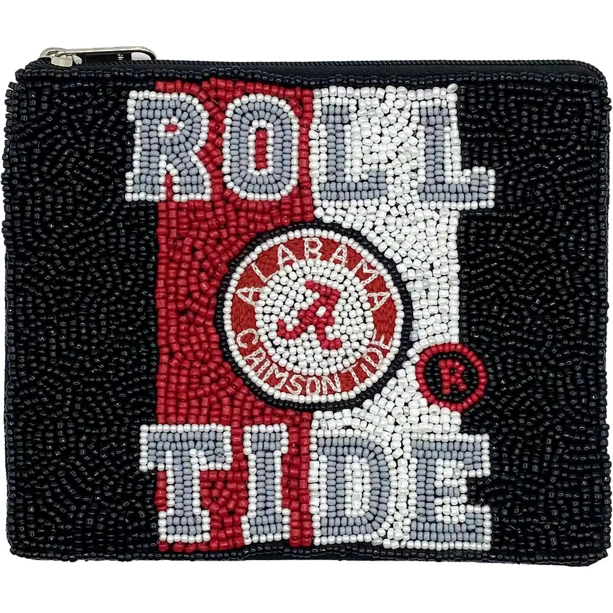 Beaded Coin Pouch - Roll Tide - Findlay Rowe Designs