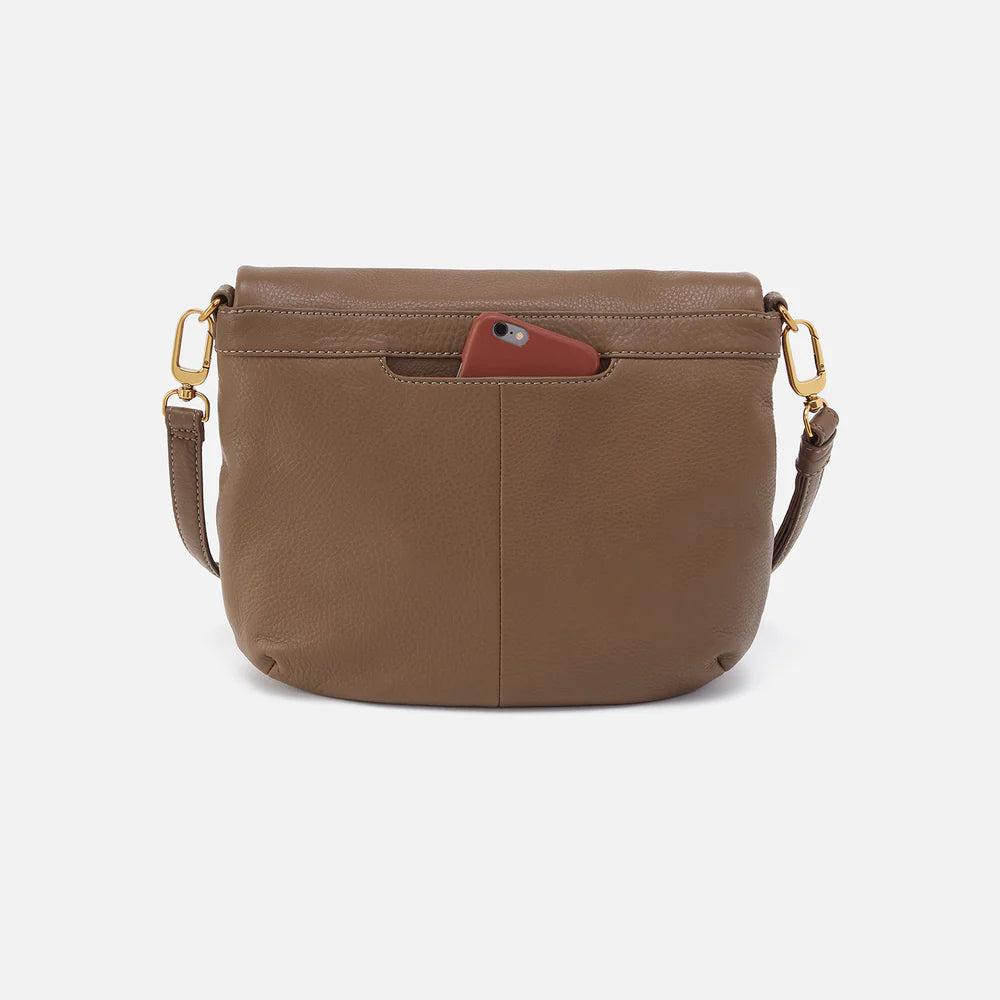 Hobo - Fern Foldover Messenger - Dark Elm - Findlay Rowe Designs