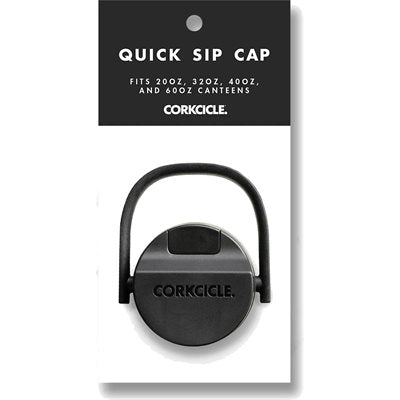 Corkcicle - Quick Sip Cap - Black - Findlay Rowe Designs